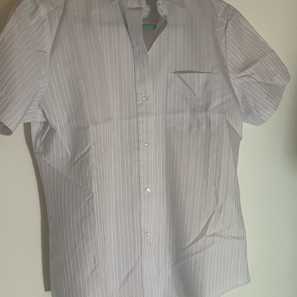 SALE! Elegant White Striped Women's Blouse